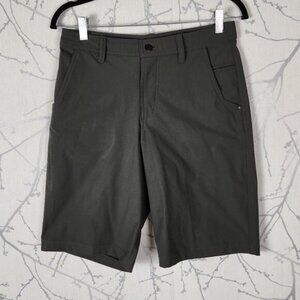 Lululemon Dark Gray High Rise Kahuna Chino Shorts